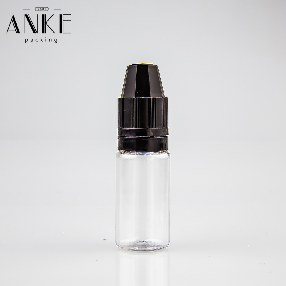 Factory Price For 2 In 1 Beauty Machine -
 10ml TPD6 bottle clear bottle with black childproof temper cap. – Anke