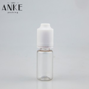 New Arrival China 100ml Vape Bottle -
 10ml TPD5–E PET Bottles with childproof tamper cap       – Anke