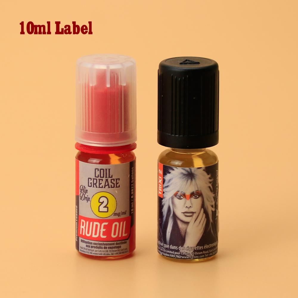 Manufacturer of Credit Cart Perfume Bottle -
 Customize Plastic/Silver  label for e liquid bottle – Anke